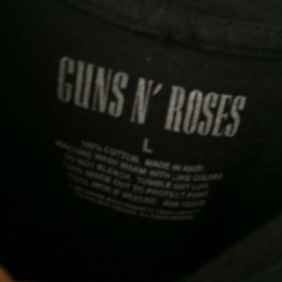 Guns N Roses Graphic T Shirt Live N Let Die Tour - Picture 3 of 4